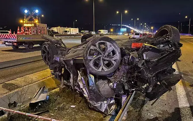 Kuzey Marmara’da otomobil ile cip çarpıştı