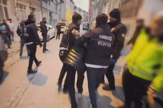 ‘Narkokapan Konya’ Operasyonunda 419 Şüpheli Tutuklandı