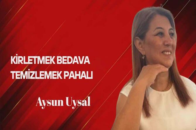 Kirletmek Bedava, Temizlemek Pahalı