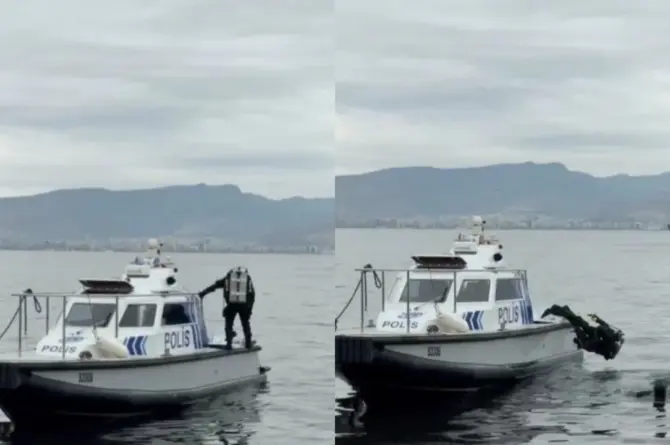 İzmir Karataş Sahili’nde Balıkçının Oltasına Kafatası Takıld