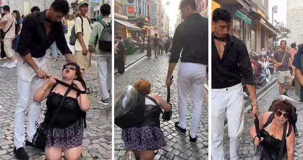 İstanbul’un Göbeğinde Tartışma Yaratan Görüntü