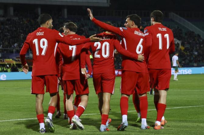 A Milli Takım, Dünya Kupası yolunda Bulgaristan’ı 6-1 yendi