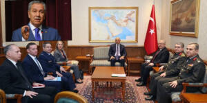 Bülent Arınç’tan Barrack’ın MSB’deki fotoğrafına tepki: ‘İzahı güç bir protokol hatasıdır’