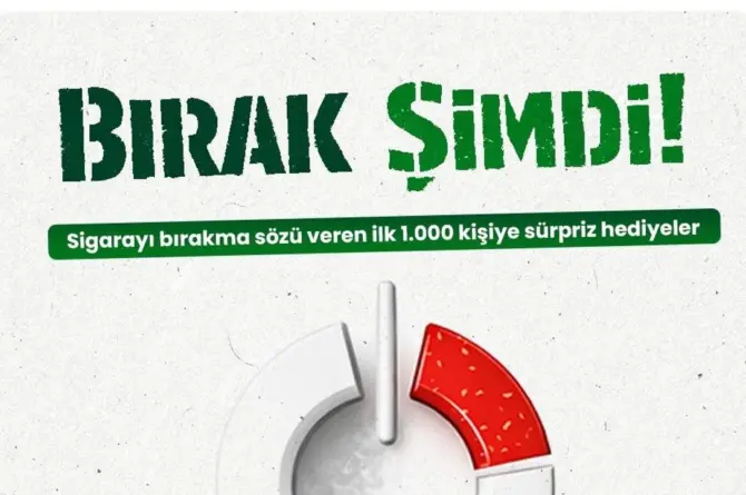 Yeşilay’dan ‘Bırak Şimdi’ kampanyası: İlk 1000 kişiye hediye