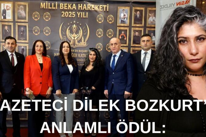 Gazeteci Dilek Bozkurt’a Anlamlı Ödül: “Gerçeğin Peşinden Gitmekten Vazgeçmedim”