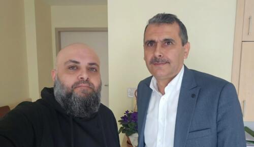 Osman Öztürk’ten Gazeteci Serkan Candaş’a Ziyaret ve Moral Desteği
