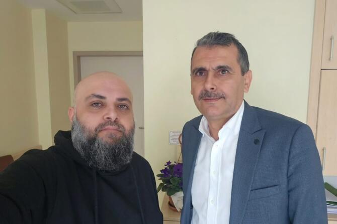 Osman Öztürk’ten Gazeteci Serkan Candaş’a Ziyaret ve Moral Desteği