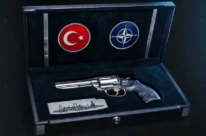 Erdoğan’dan NATO liderlerine ‘tabanca’ hediyesi