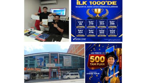 Doğru Cevap Eğitim Kurumları’ndan Çifte Gurur: LGS Türkiye Birinciliği, YKS’de İlk 1000’e 8 Öğrenci