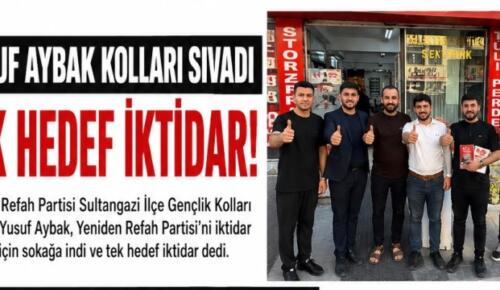 Yusuf Aybak: “Tek Hedefimiz Yeniden Refah Partisi’ni İktidara Taşımak”