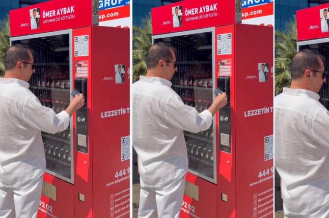 Ömer Aybak Çiğ Köfte Otomatı Geliyor! İstanbul’un Her Yerinde Olacak
