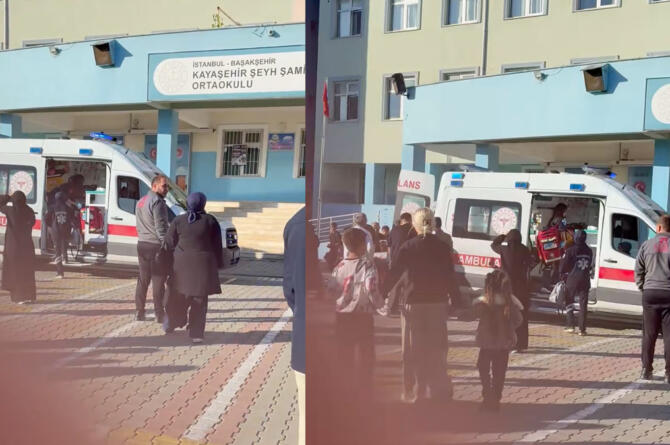 Başakşehir’de ortaokulda bıçaklı saldırı: Yaralı öğrenciler var